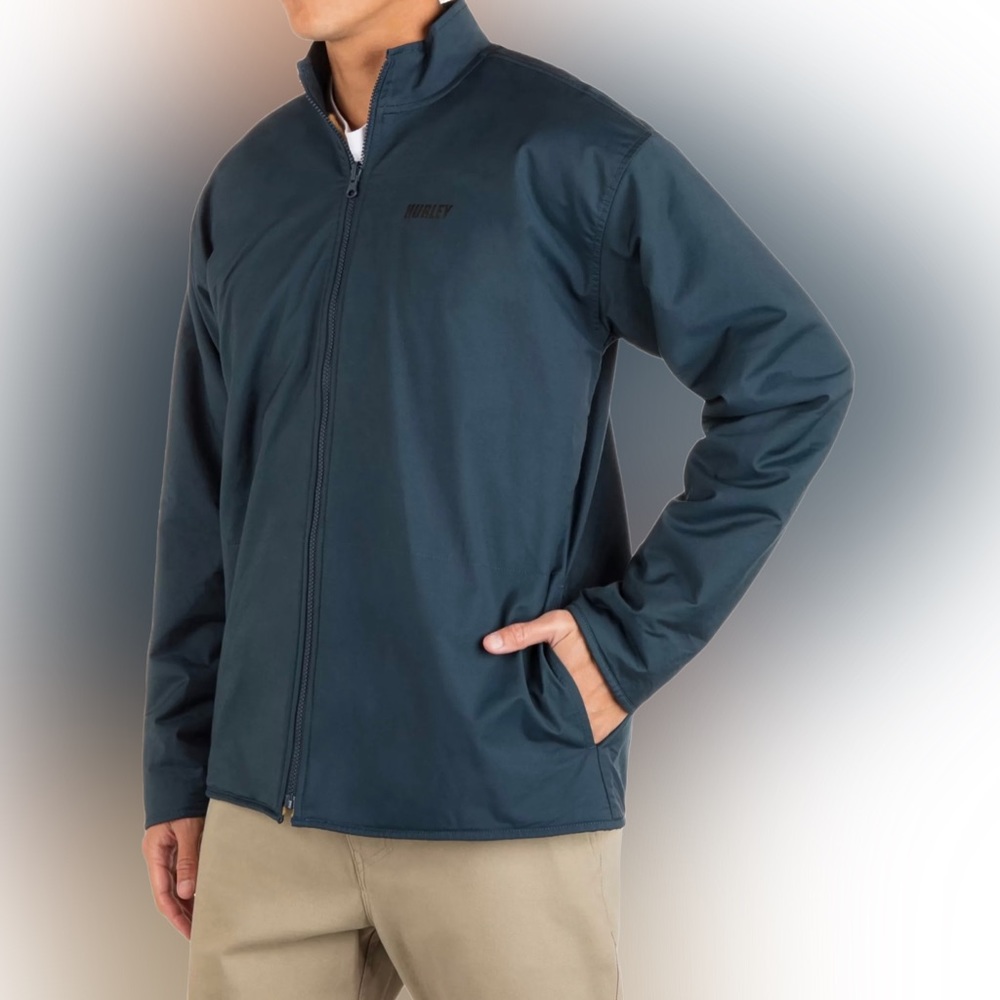 Hurley Men’s Boulder Reversible Burrito Zip Jacket XXL NWT